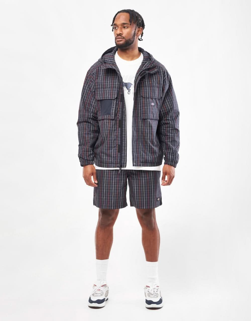 Dickies Surry Shorts - Outdoor Check Navy