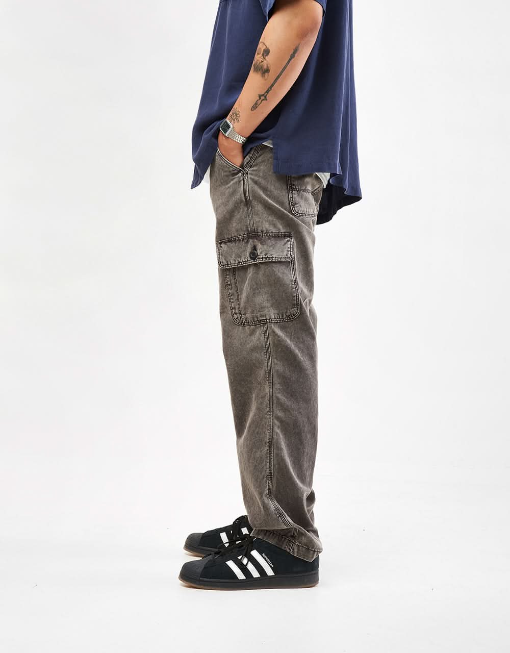 Dickies Newington Pant - Double Dye/Acid Wash Black