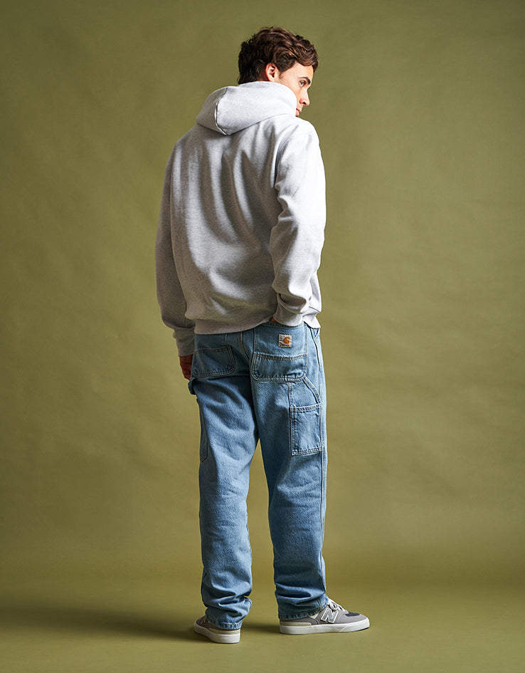 Carhartt WIP Single Knee Pant - Blue (Stone Bleached)