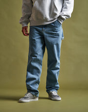 Carhartt WIP Single Knee Pant - Blue (Stone Bleached)