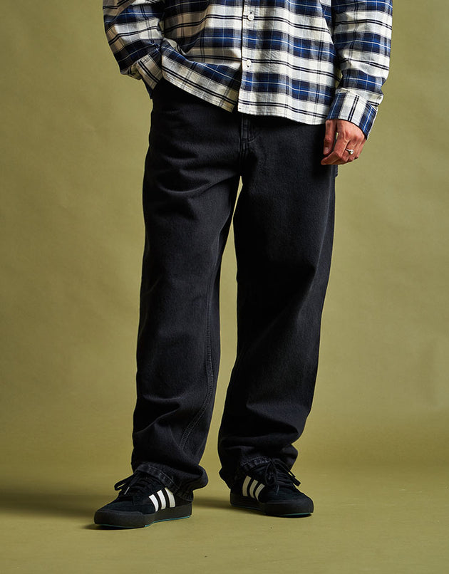 Carhartt WIP Single Knee Pant - Black (Stone Washed)