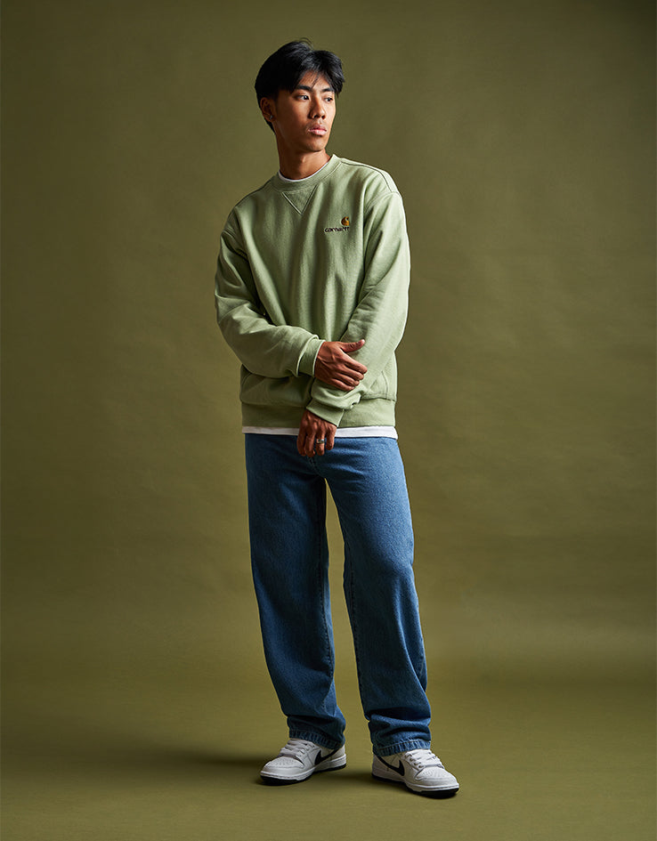 Carhartt WIP Landon Pant - Blue (Heavy Stone Wash)