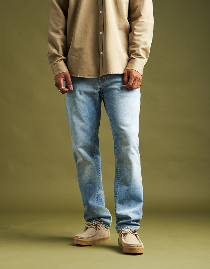 Carhartt WIP Klondike Pant - Blue (Light Used Wash)