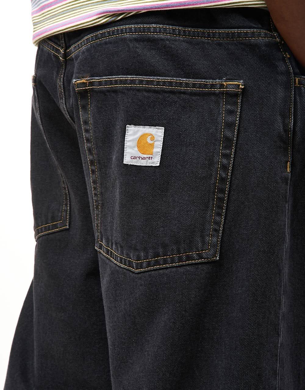 Carhartt WIP Brandon Pant - Black (Stone Washed)