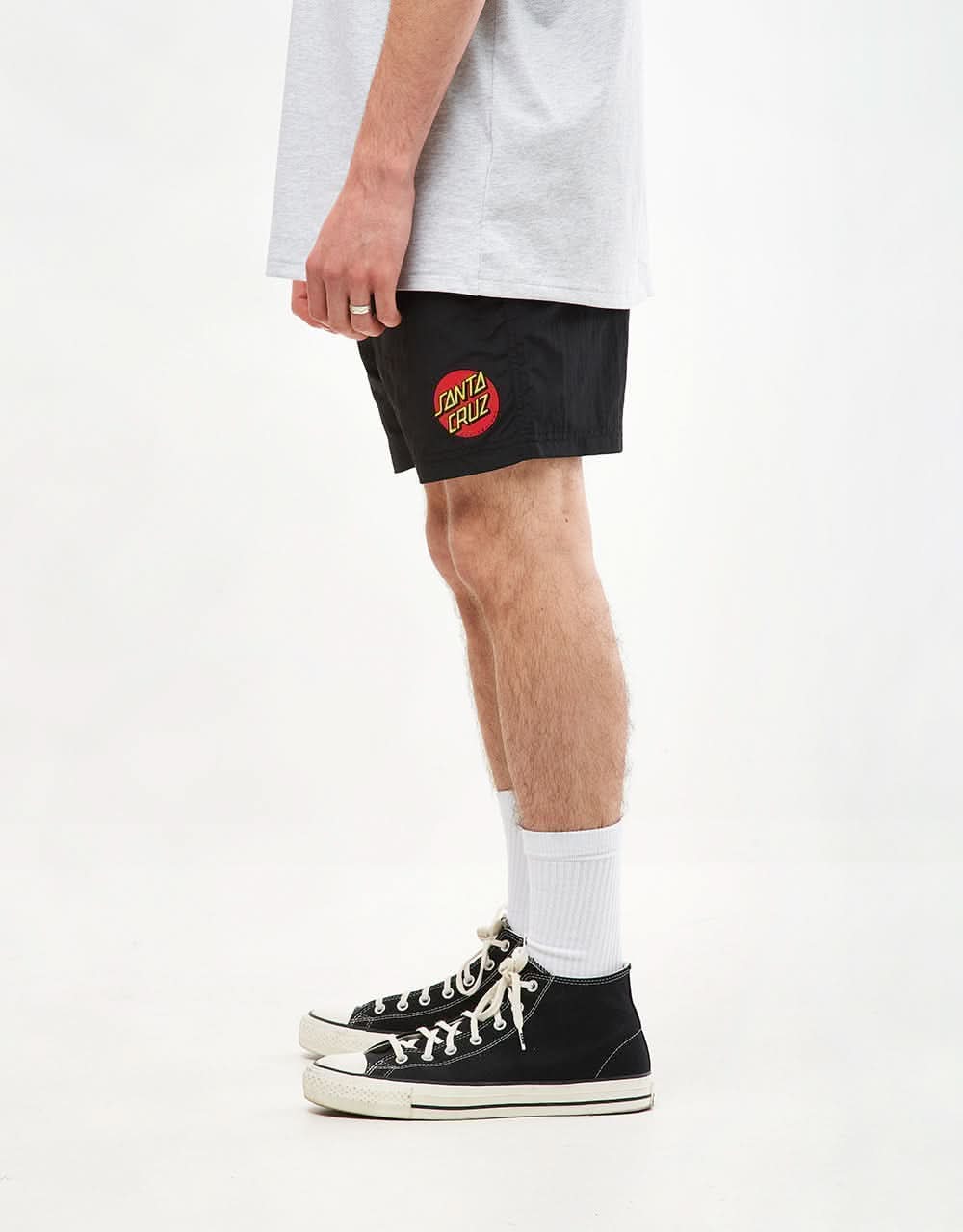 Santa Cruz Classic Dot Swimshorts - Black