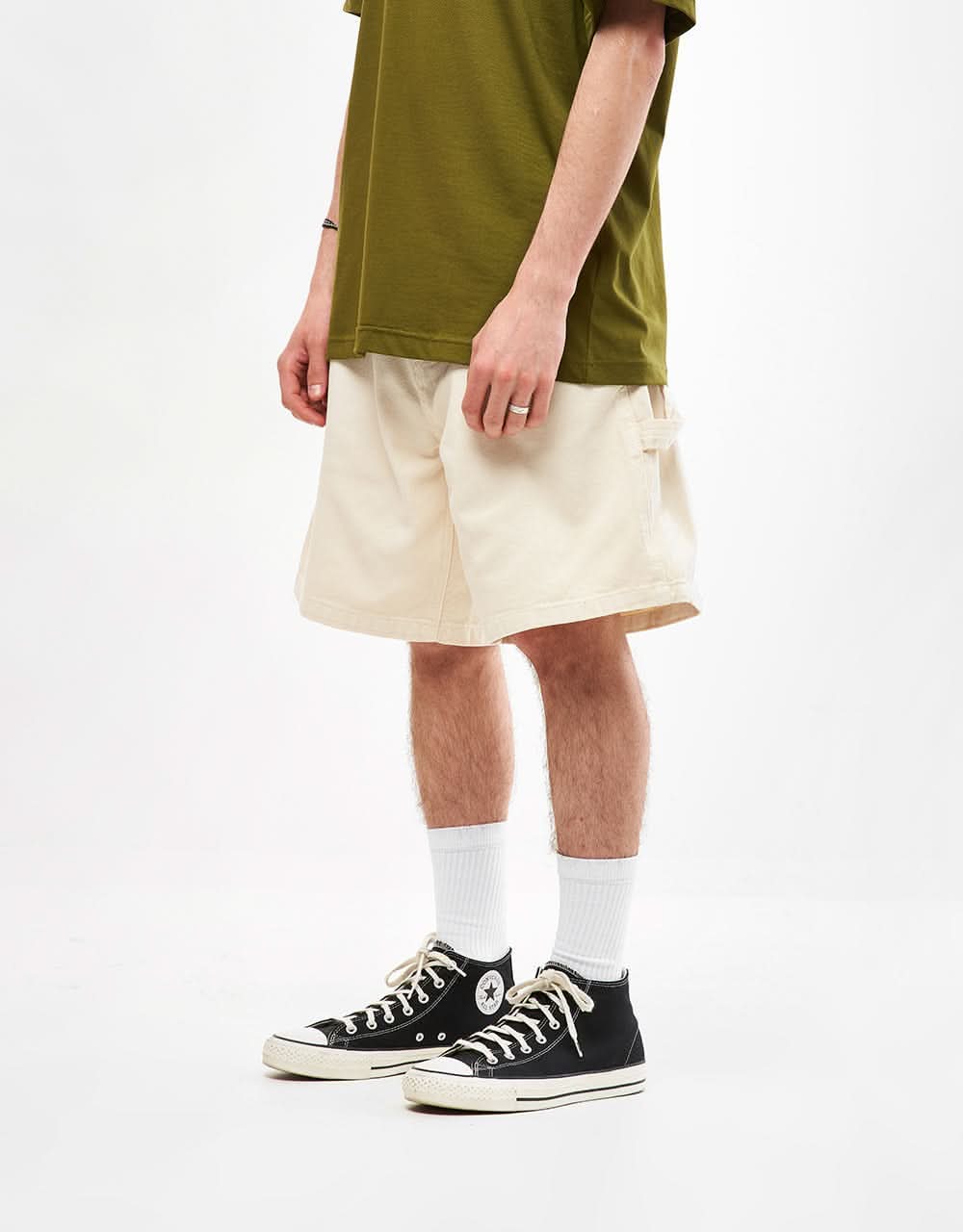 Obey Bigwig Denim Carpenter Shorts - Unbleached