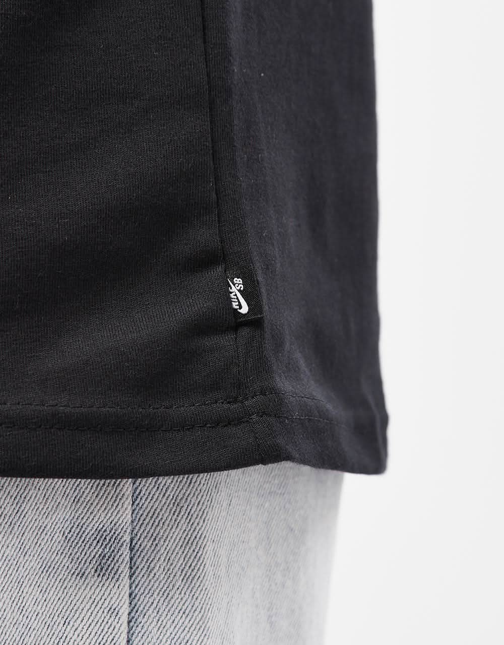 Nike SB Central Logo T-Shirt - Black/White