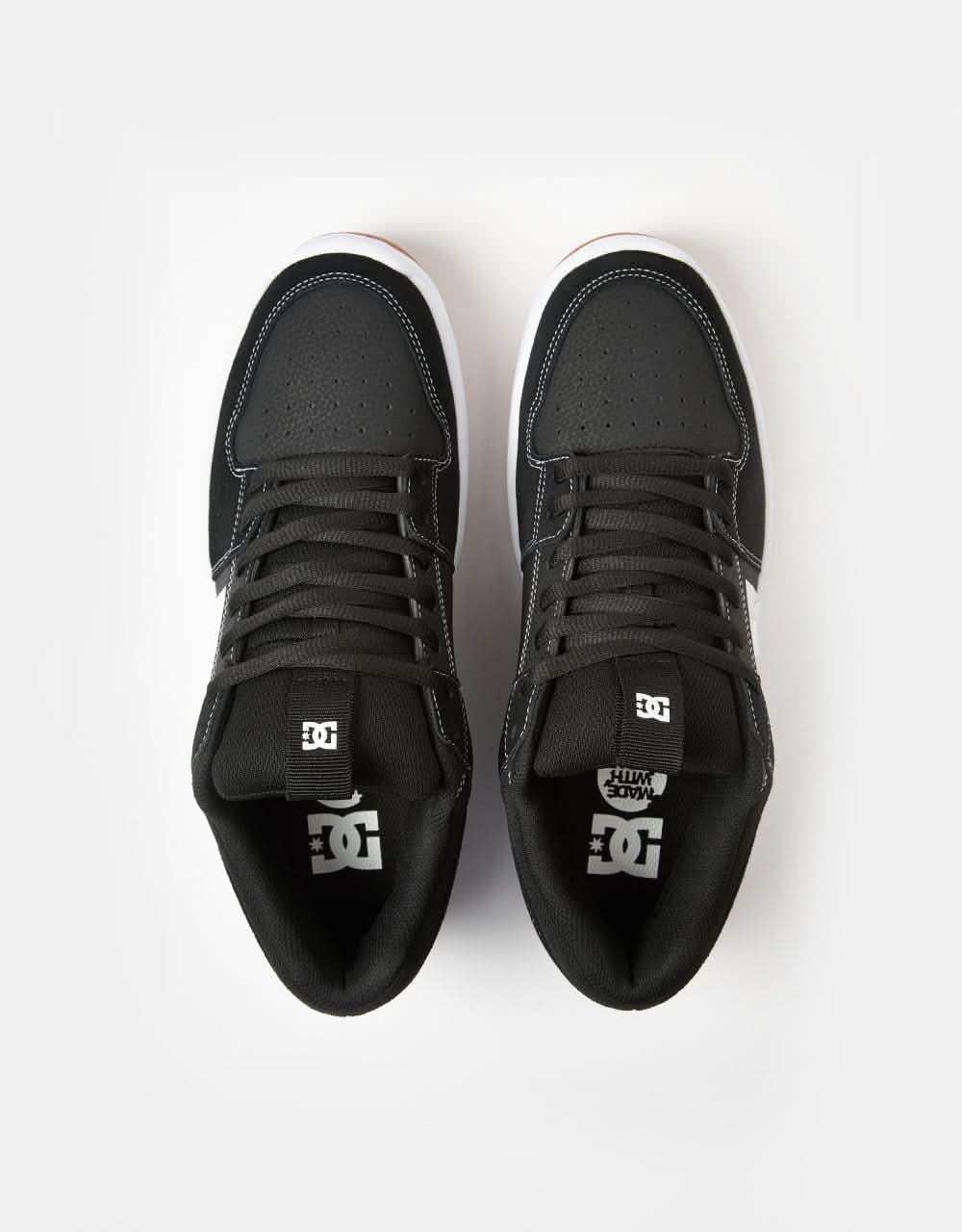 DC Lynx Zero Skate Shoes - Black/Black/White