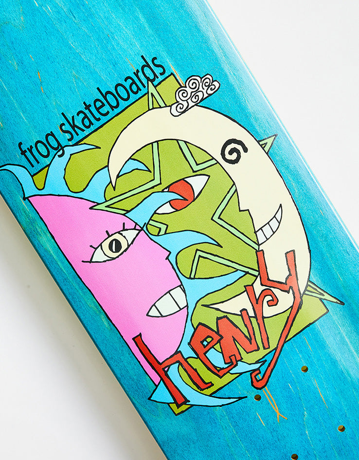 Frog Henry Sun-Star-Moon Skateboard Deck - 8.25"