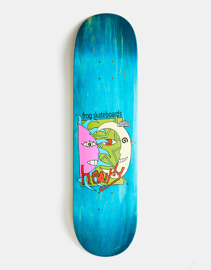 Frog Henry Sun-Star-Moon Skateboard Deck - 8.25"