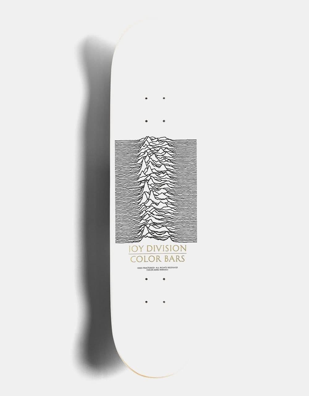 Color Bars x Joy Division Unknown Pleasures Black/Holo Foil 2 Deck Set - 8.25"