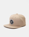 Brixton Oath III Snapback Cap - Sand