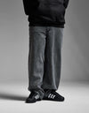 Route One Super Baggy Denim Jeans - Slate Grey