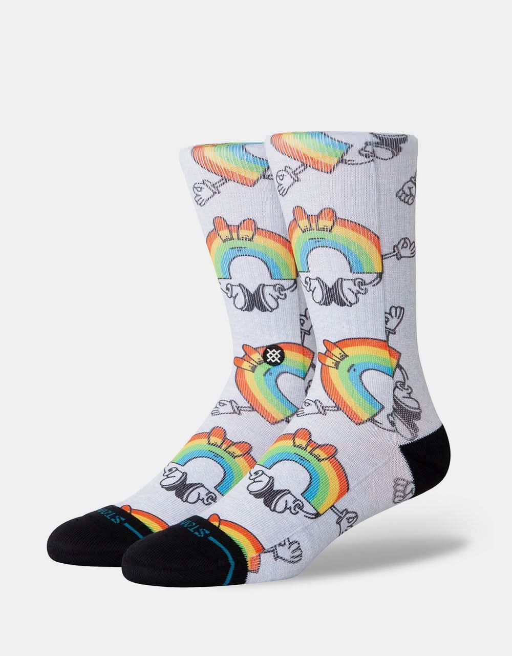Stance Vibeon Crew Socks - Rainbow