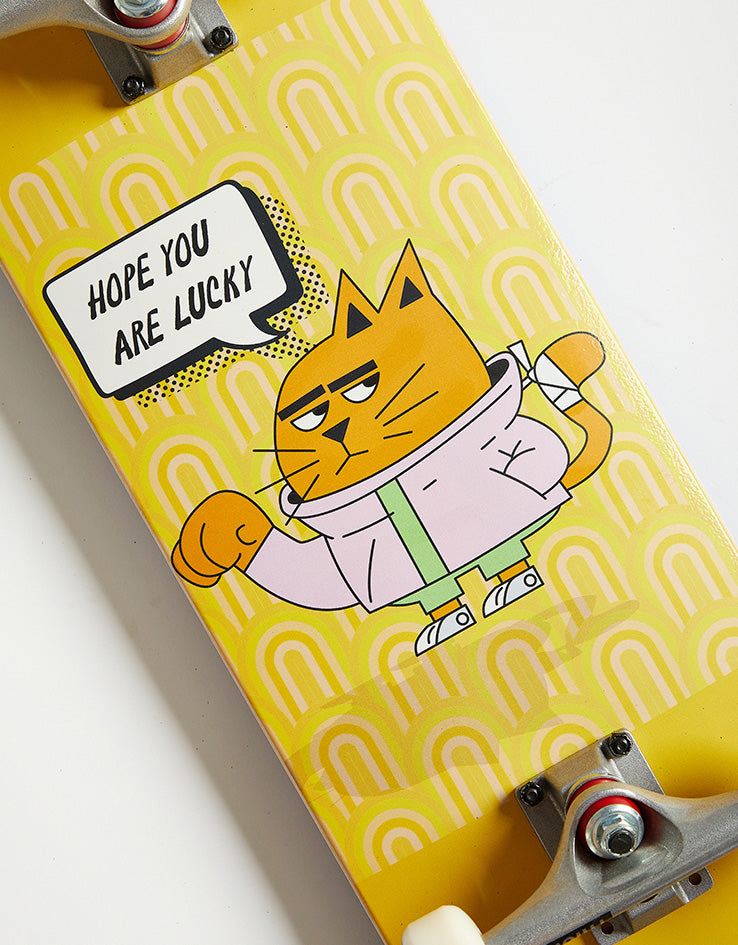 Tricks Lucky Cat Mid Complete Skateboard - 8.25" x 29.5"