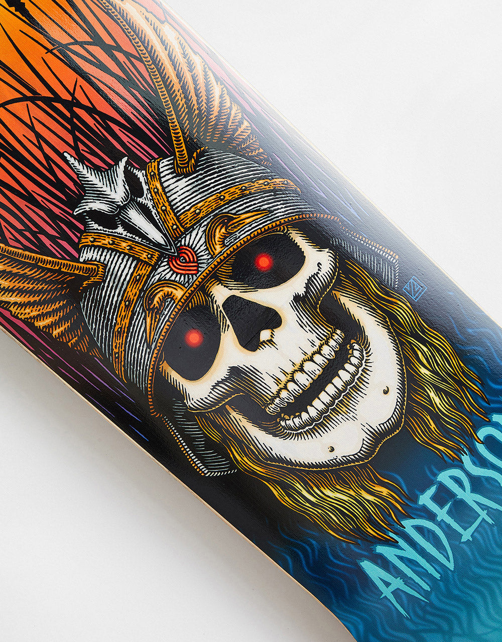 Powell Peralta Anderson Heron Skull FLIGHT Skateboard Deck - 8.45"