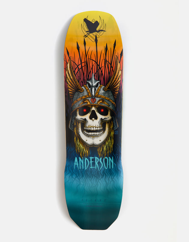 Powell Peralta Anderson Heron Skull FLIGHT Skateboard Deck - 8.45"