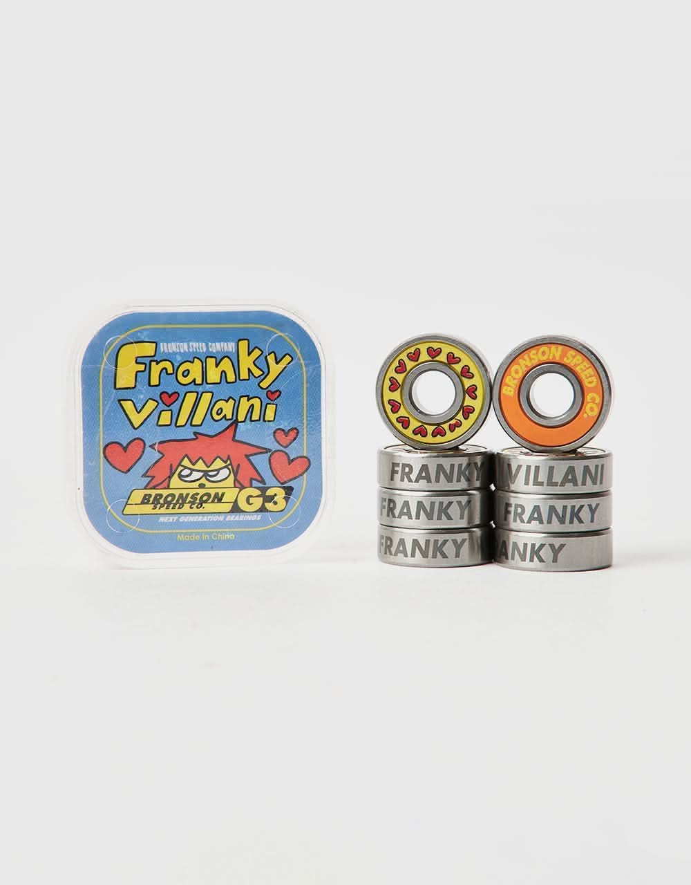 Bronson Speed Co. Franky Villani Pro G3 Skateboard Bearings