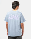 Blast Roller Earth Surfer T-Shirt - Stone Blue