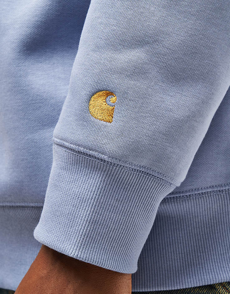 Carhartt WIP Chase Sweatshirt - Charm Blue/Gold