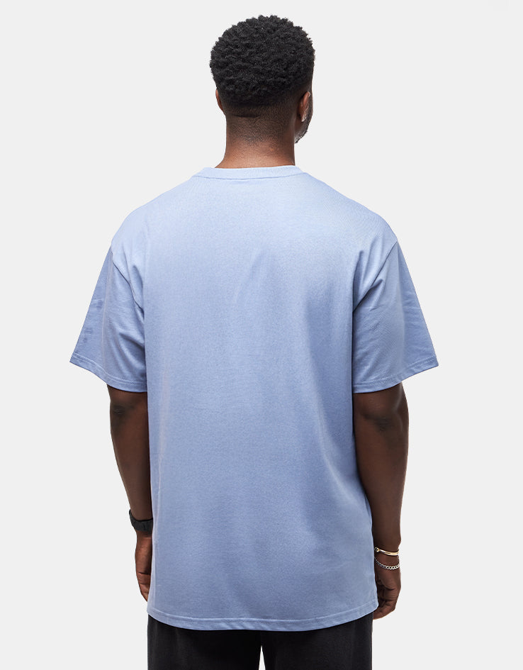 Carhartt WIP S/S Chase T-Shirt - Charm Blue/Gold