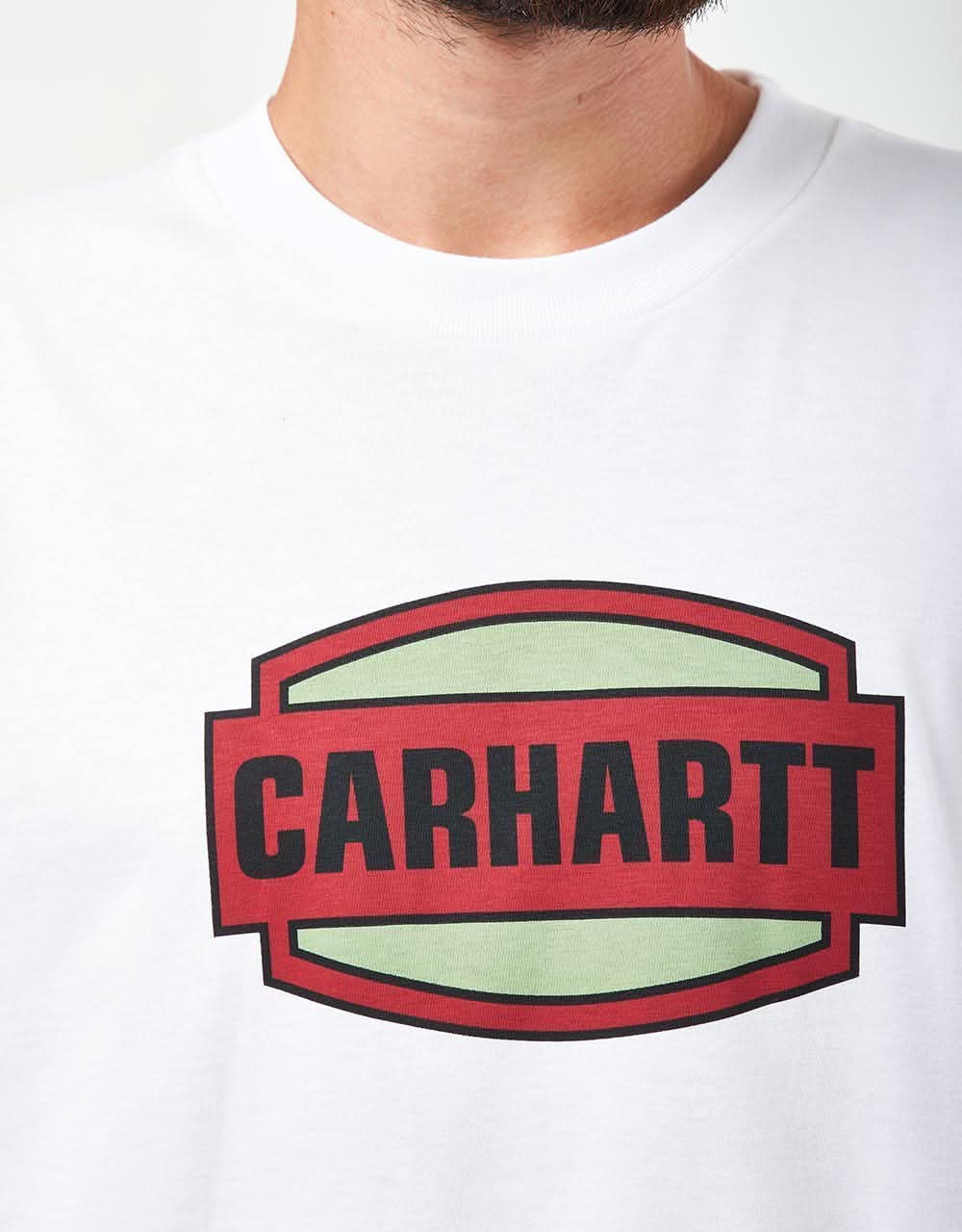 Carhartt WIP S/S Press Script T-Shirt - White