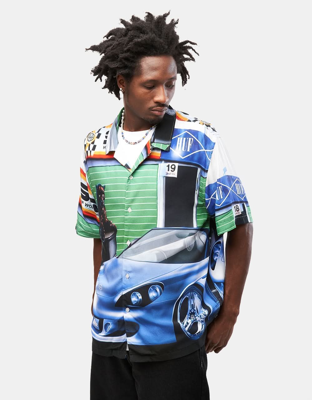 HUF Trophy S/S Resort Shirt - Multi