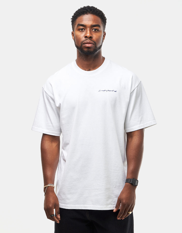 Last Resort AB x Julian Smith Boxers T-Shirt - White/Dirty Blue