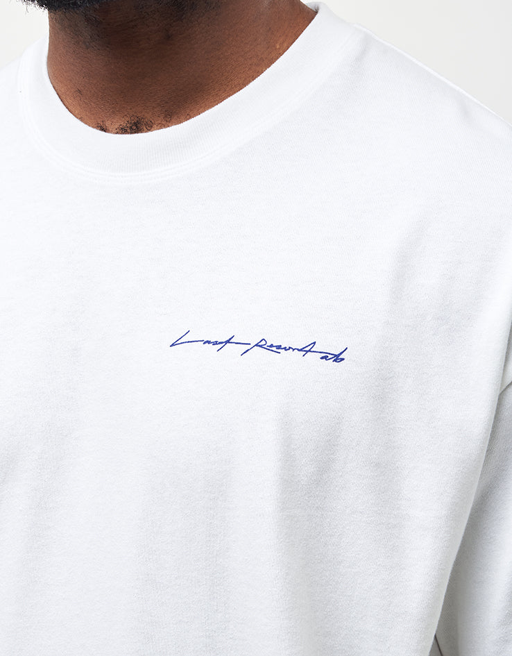 Last Resort AB x Julian Smith Boxers T-Shirt - White/Dirty Blue