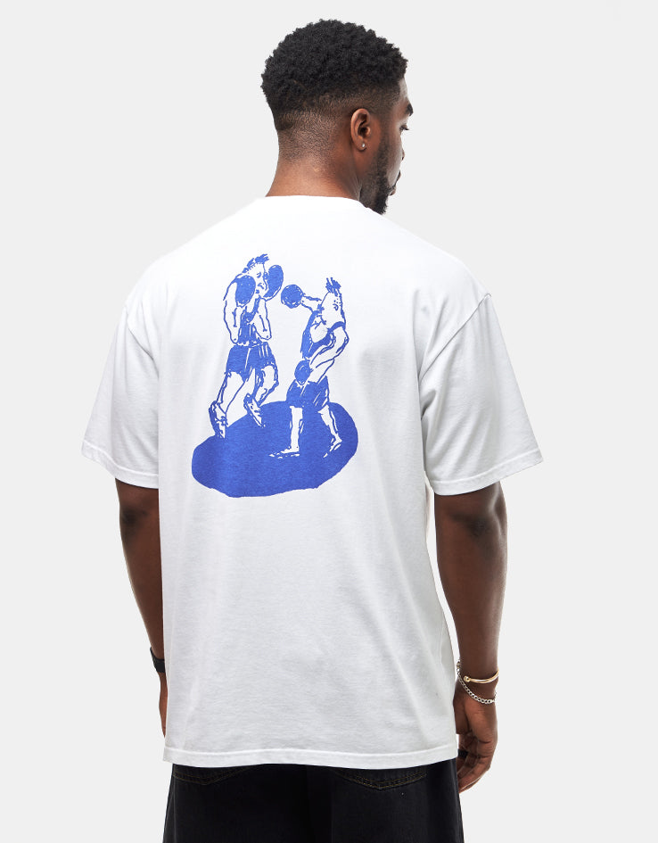 Last Resort AB x Julian Smith Boxers T-Shirt - White/Dirty Blue
