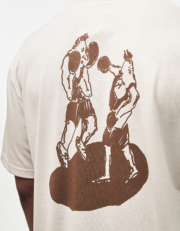 Last Resort AB x Julian Smith Boxers T-Shirt - Khaki/Brown