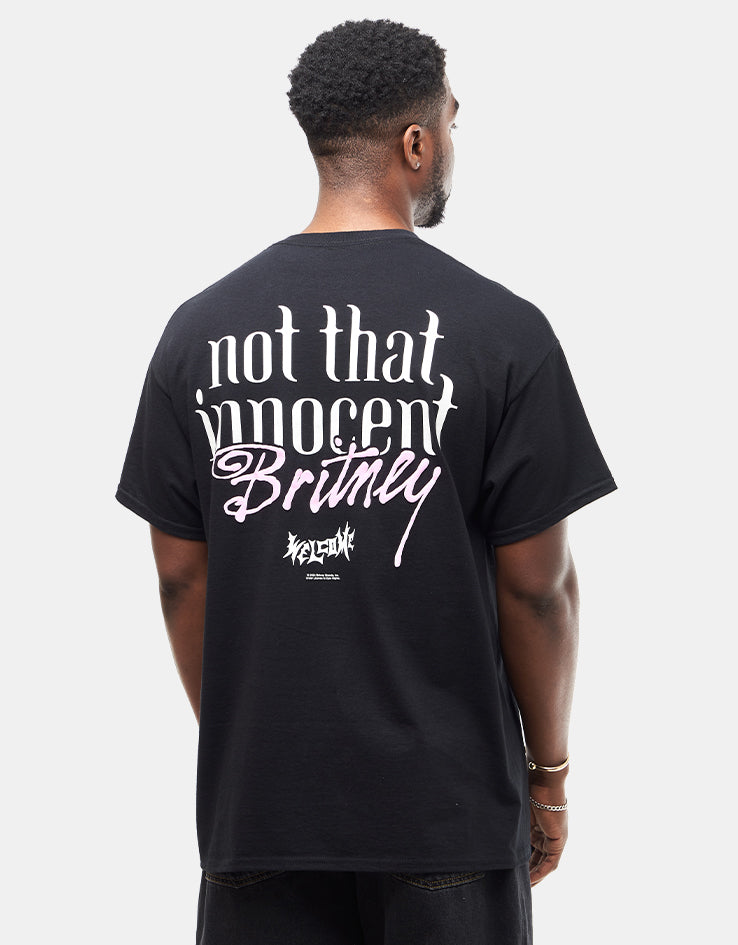 Welcome x Britney Spears Daisies T-Shirt - Black