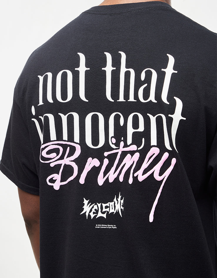 Welcome x Britney Spears Daisies T-Shirt - Black