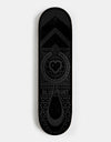 Blueprint Home Heart Black/Black Skateboard Deck - 8.25"