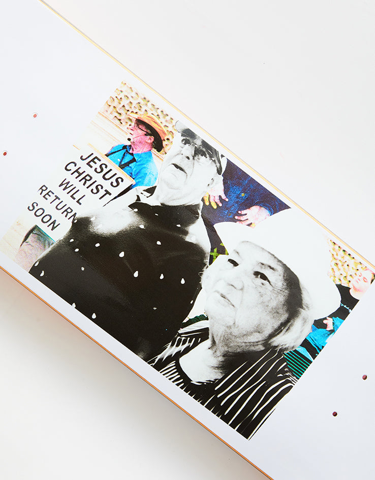 Polar Herrington Return Soon Skateboard Deck - Cream