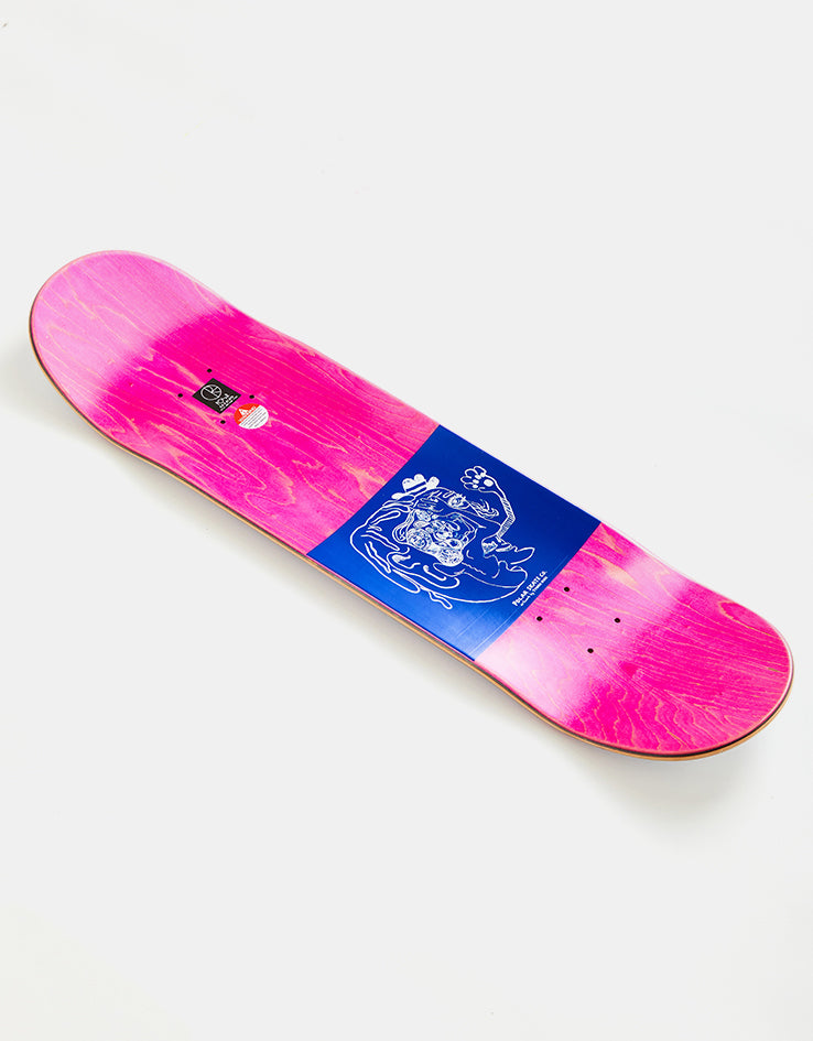 Polar Brady Pigeons Skateboard Deck - White