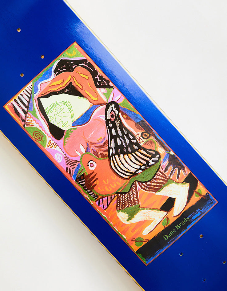 Polar Brady Pigeons Skateboard Deck - Purple