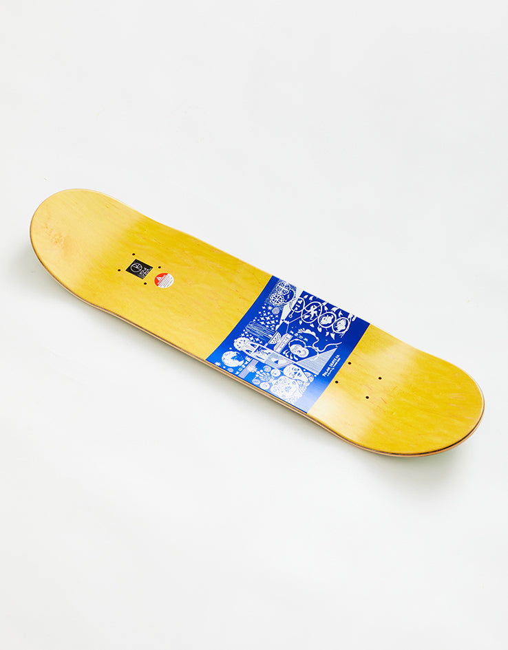 Polar Shin Sanbongi The Spiral of Life Skateboard Deck - Olive