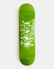 Polar Shin Sanbongi The Spiral of Life Skateboard Deck - Olive