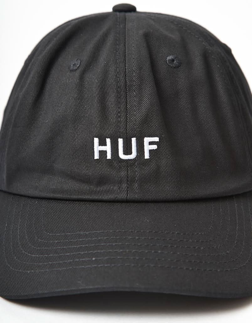 HUF OG Logo Curved Visor Cap - Black