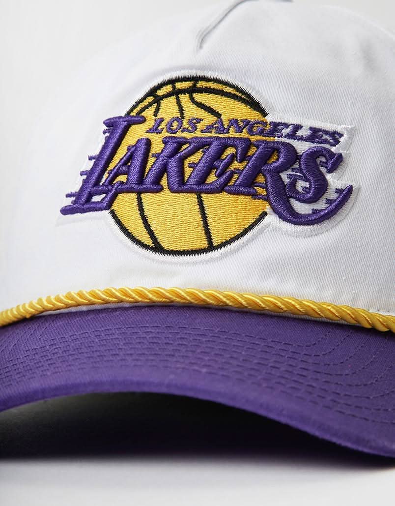 New Era NBA Los Angeles Lakers Washed Golfer Cap - White/Purple
