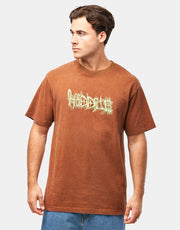 Hoddle Vision Logo T-Shirt - Brown/Green