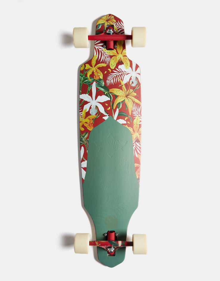 Dusters Channel Floret Drop Through Longboard 38" x 9.375"