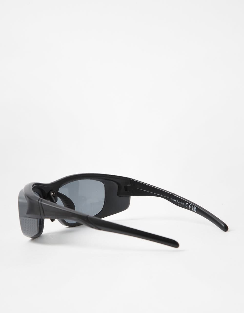 Route One Buggin' Sunglasses - Black/Grey/Grey Mirror