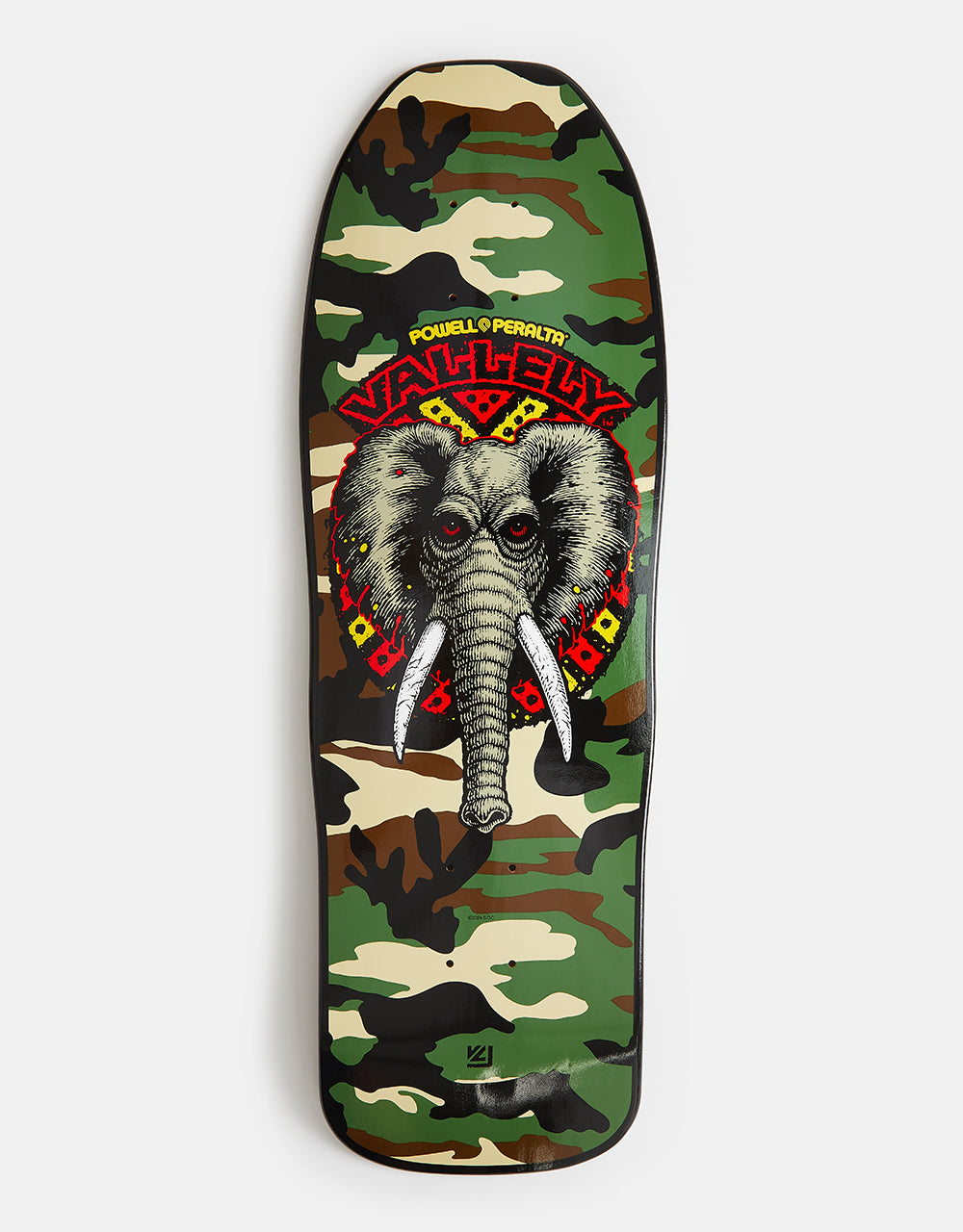 Powell Peralta Vallely Elephant '09' 163 Skateboard Deck - 10"