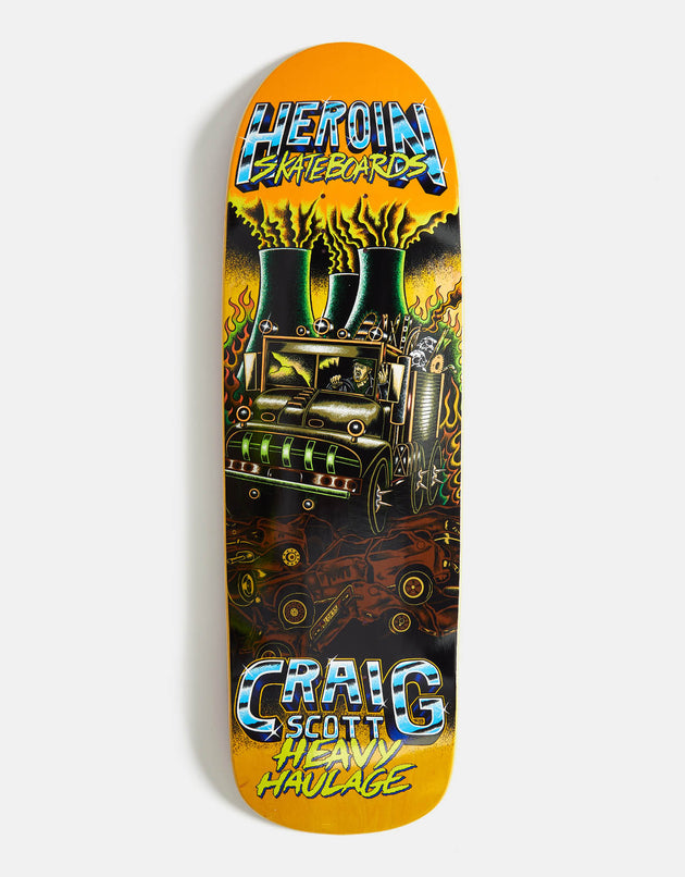 Heroin Craig Questions Heavy Haulage Skateboard Deck - 9.5"