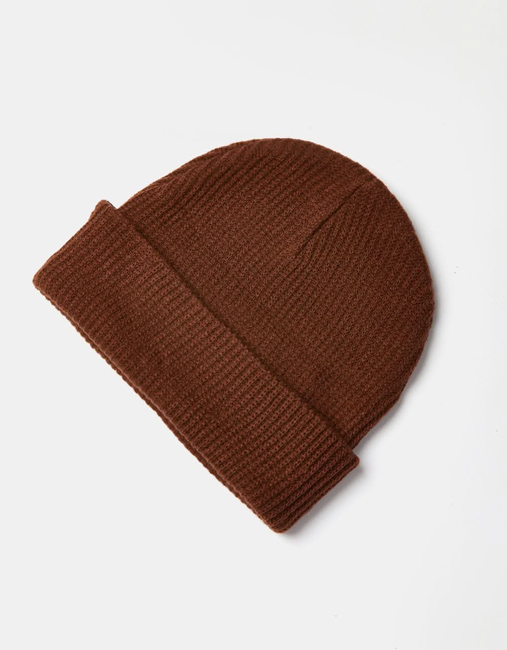 Route One Recycled Fisherman Beanie - Chocolate