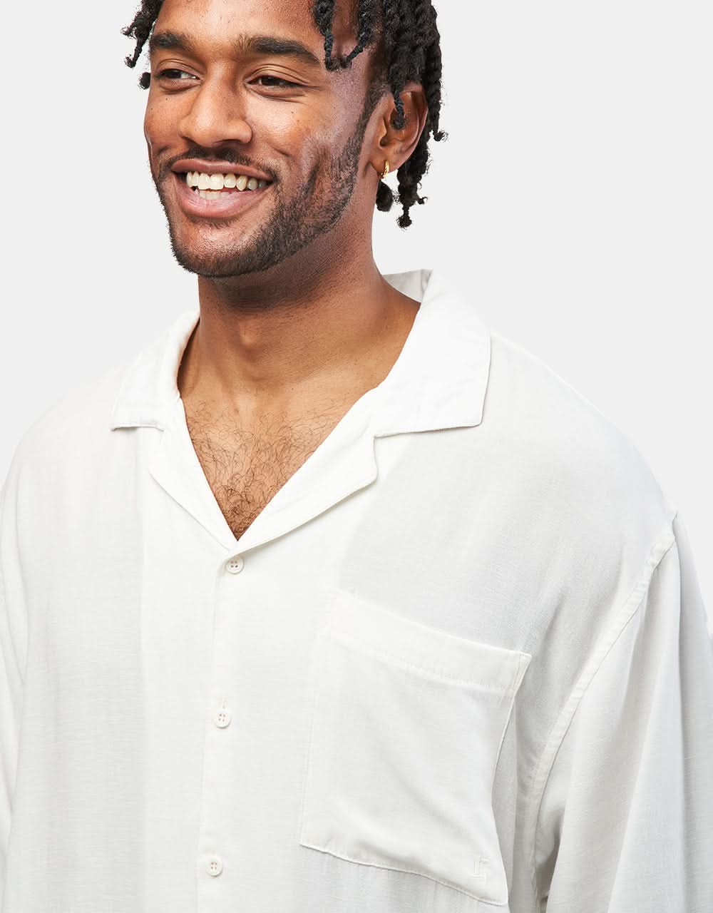 Route One Super Baggy S/S Shirt - Natural