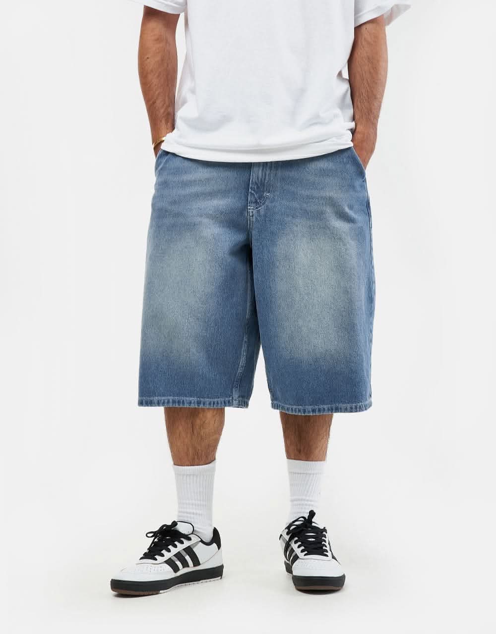 Route One Baggy Jorts XL - Washed Blue