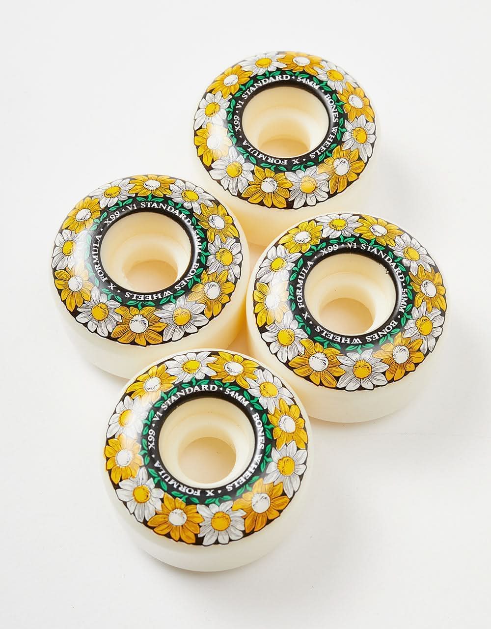 Bones Pushing Up Daisies X-Formula V1 Standard 99a Skateboard Wheels